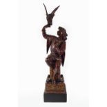 19TH-CENTURY CARVED WOOD SCULPTURE