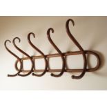 WALL-MOUNTED BENTWOOD COATSTAND