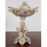 19TH-CENTURY SITZENDORF PORCELAIN CENTREPIECE