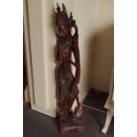 SIAMESE HARDWOOD SCULPTURE