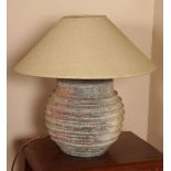 ART POTTERY TABLE LAMP