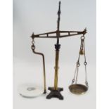 19TH-CENTURY BRASS & CAST IRON BALANCE SCALES