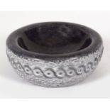 IRISH CELTIC BLACK MARBLE BOWL