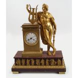 IMPORTANT FRENCH ORMOLU MANTEL CLOCK