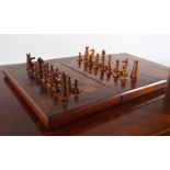 19TH-CENTURY KILLARNEY ARBUTUS CHESS SET