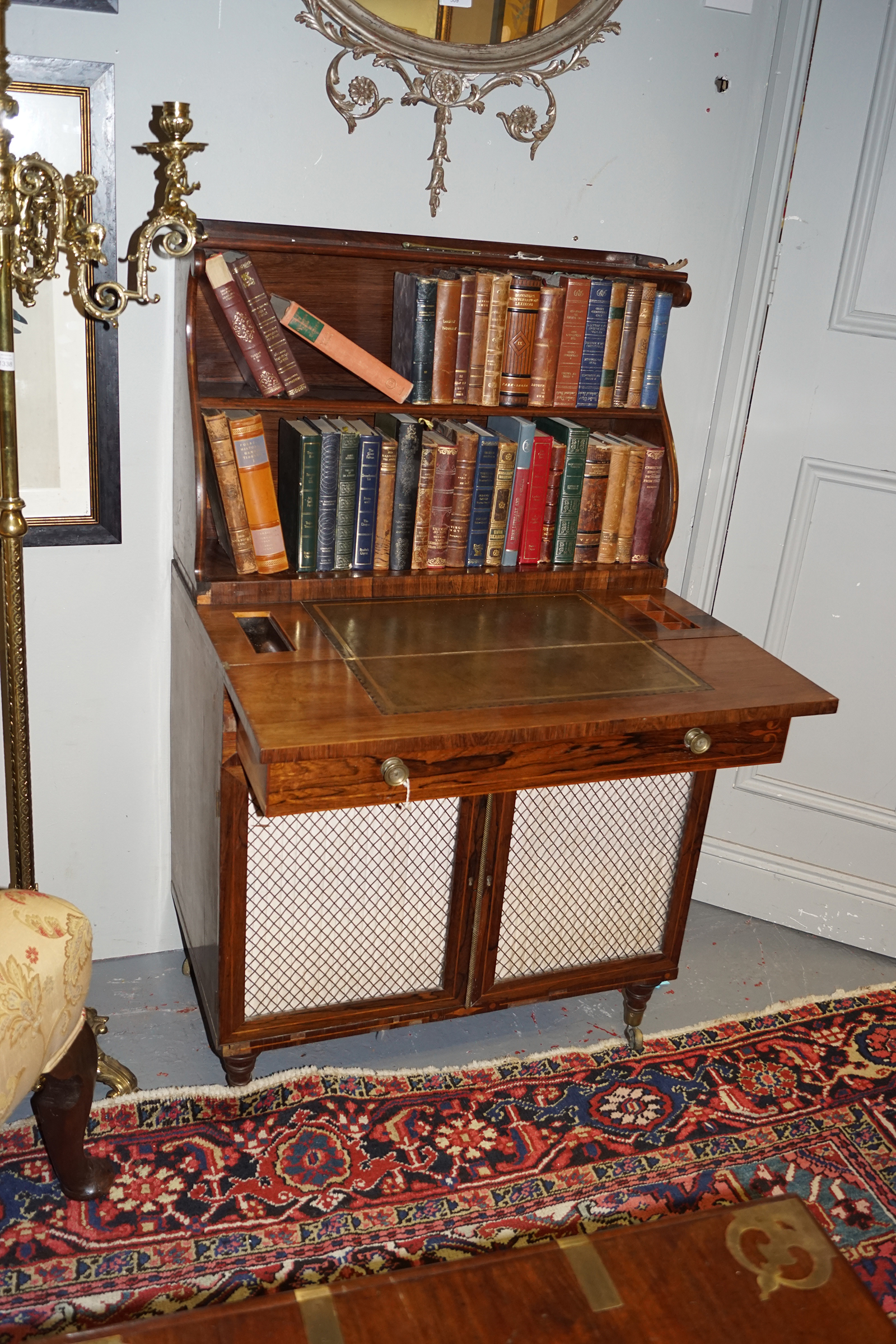 REGENCY ROSEWOOD & INLAID BOOKCASE - Bild 2 aus 2