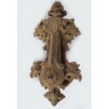 19TH-CENTURY CAST IRON DOOR KNOCKER