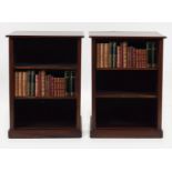 PAIR OF 19TH-CENTURY ROSEWOOD BOOKSHELVES