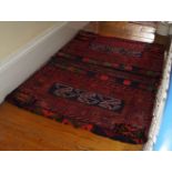 ETHNIC MULTI PANELLED HANDWOVEN RUG