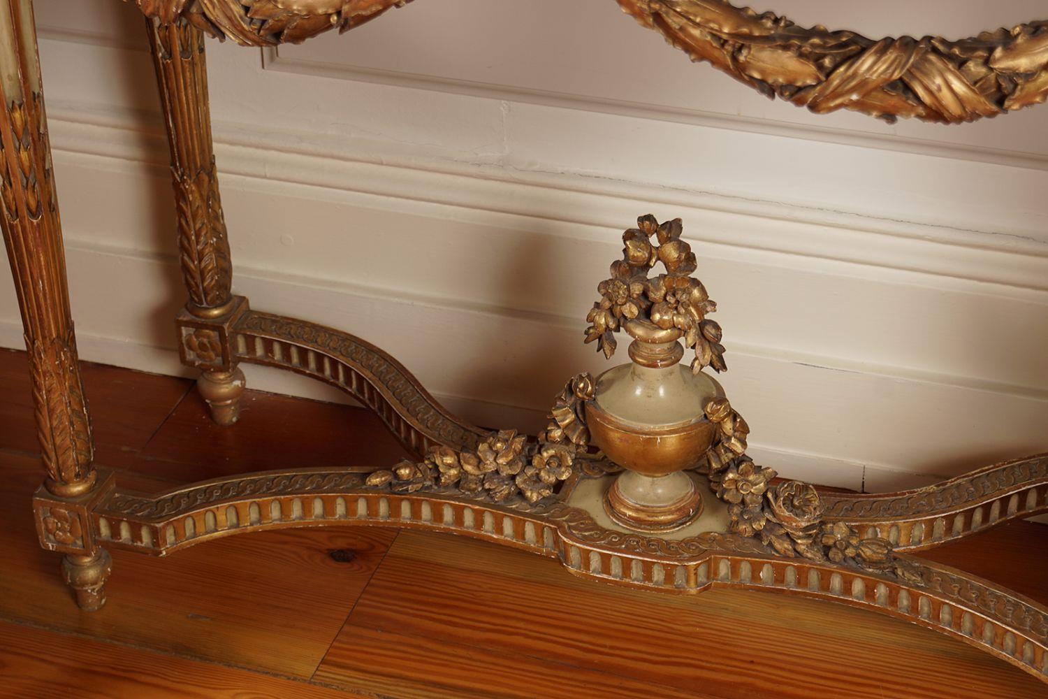 19TH-CENTURY CARVED GILTWOOD CONSOLE TABLE - Bild 3 aus 3