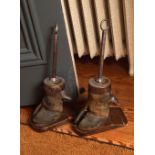 PAIR OF LATE 19TH-CENTURY HOOFED DOORSTOPS