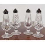 SET OF 4 WATERFORD CRYSTAL CONDIMENTS