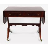 REGENCY PERIOD MAHOGANY SOFA TABLE