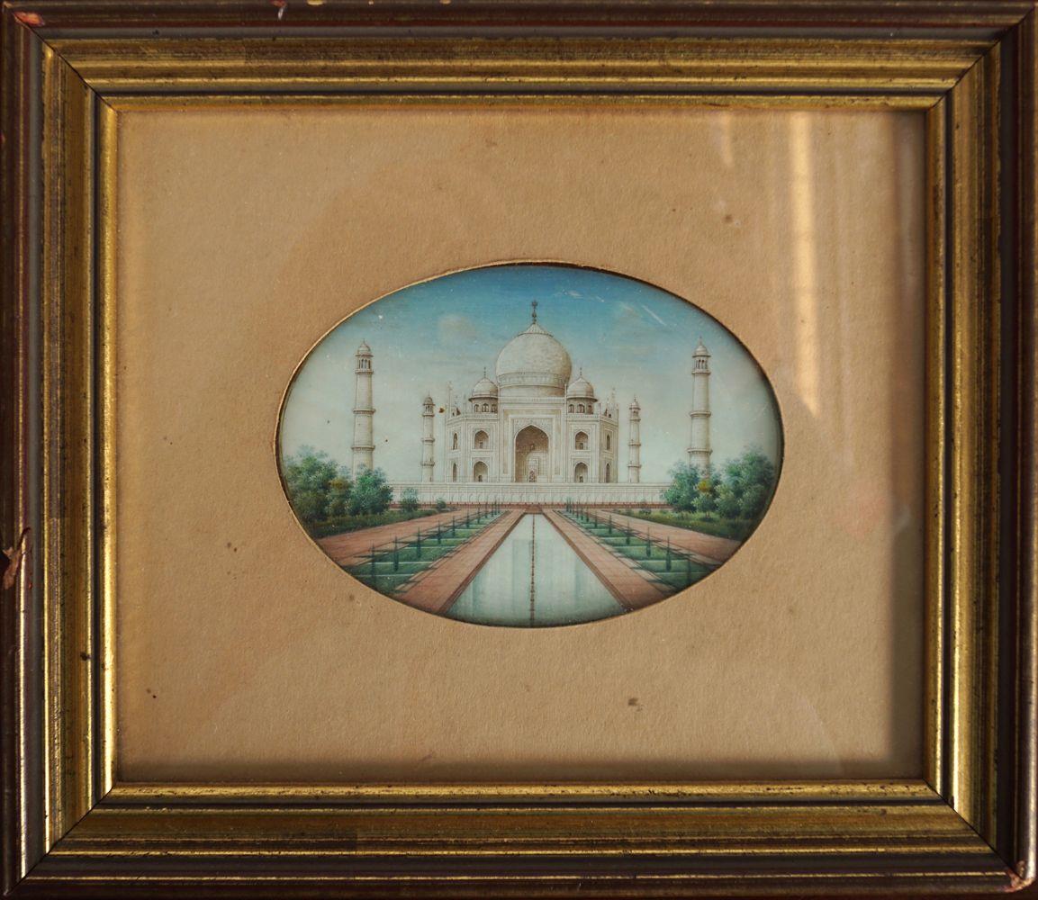 19TH-CENTURY PAINTING OF THE TAJ MAHAL