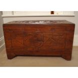 EARLY 20TH-CENTURY CHINESE HARDWOOD TRUNK