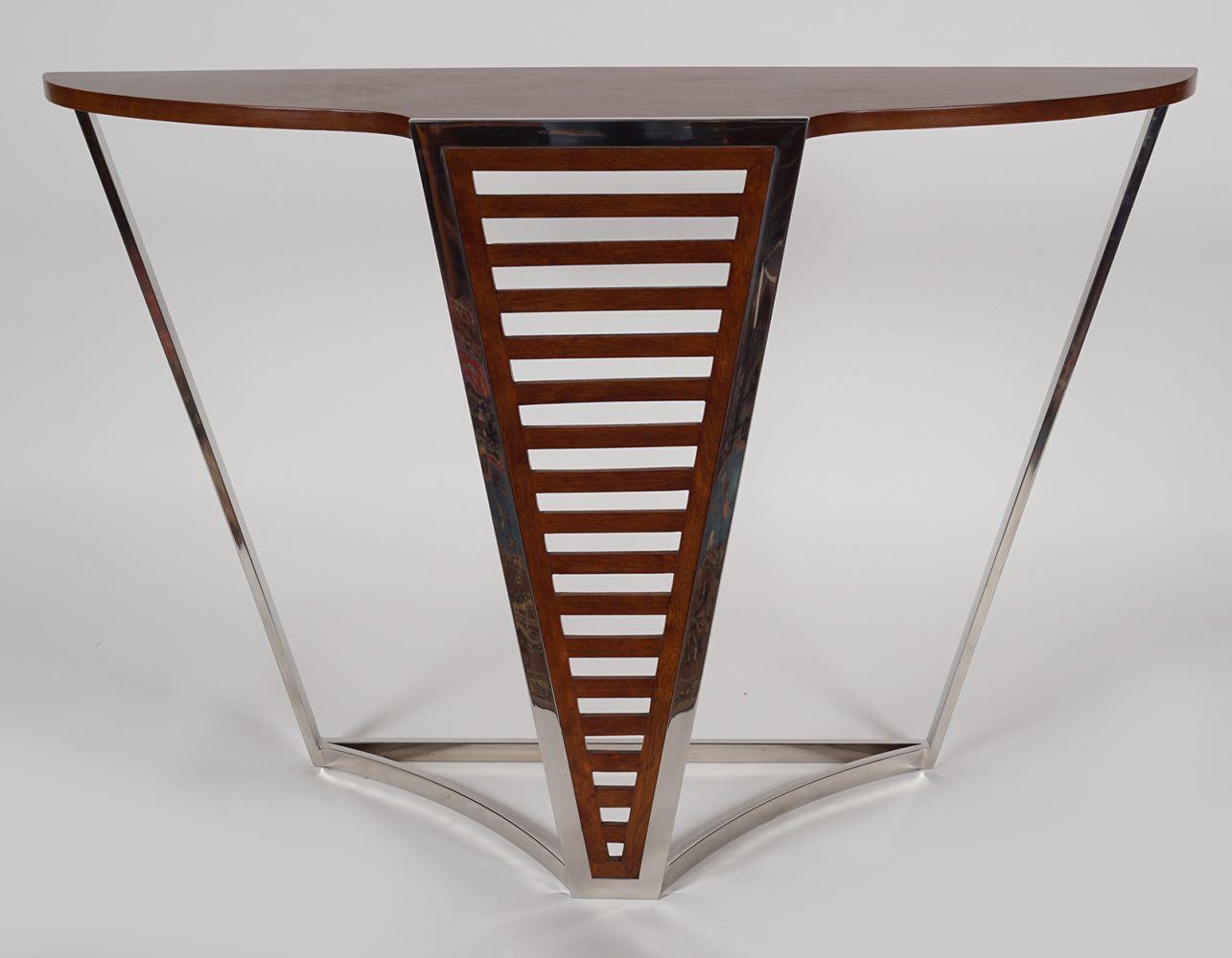 20TH-CENTURY DESIGNER CONSOLE TABLE