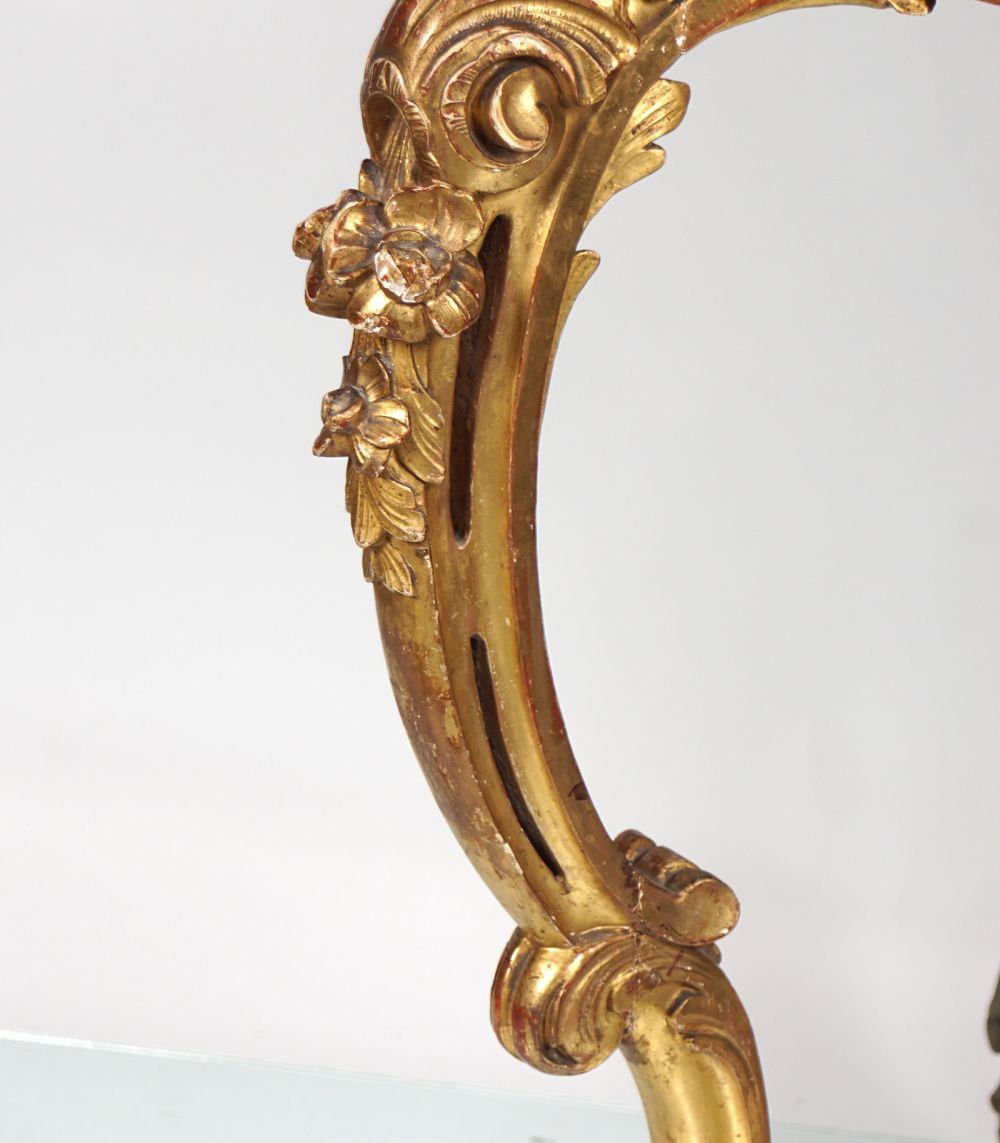 19TH-CENTURY CARVED GILTWOOD CONSOLE TABLE - Bild 2 aus 5