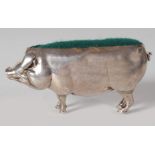 SILVER PIG PIN CUSHION