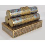 18TH/19TH-CENTURY CHINESE CLOISONNE SCHOLAR'S BOX
