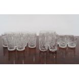 20 WATERFORD CRYSTAL TUMBLERS