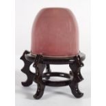CHINESE QING CHESTNUT PINK WATER POT