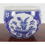 CHINESE QING BLUE AND WHITE BOWL