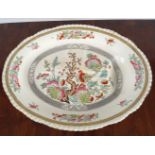 LARGE ADAMS IRONSTONE PLATTER