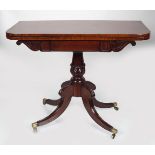 REGENCY ROSEWOOD GAMES TABLE