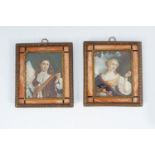 PAIR OF 19TH-CENTURY PORTRAIT MINIATURES