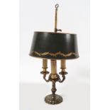 BRASS BOUILLOTTE TABLE LAMP