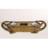 REGENCY ORMOLU PEN & INK STAND