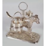 NOVELTY SILVER PLATED CONDIMENTS