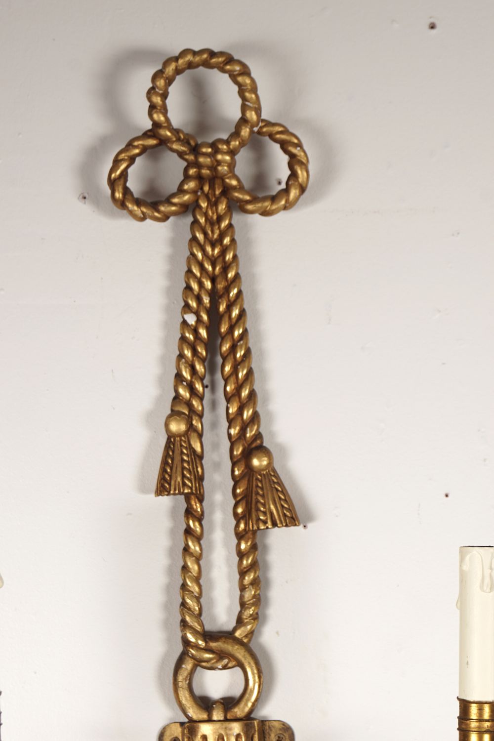 PAIR OF 19TH-CENTURY GILTWOOD APPLIQUES - Image 3 of 3
