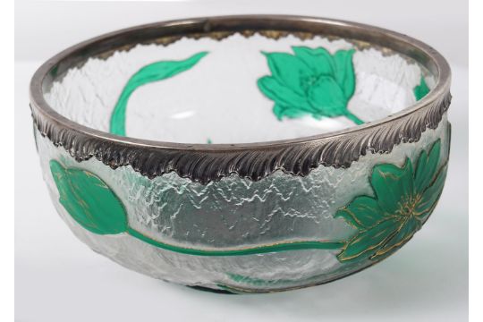 ART DECO DAUM NANCY GLASS BOWL - Image 1 of 2