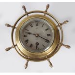 BRASS SHIP'S CLOCK