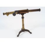 19TH-CENTURY BRASS TELESCOPE