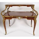 LOUIS XV STYLE KINGWOOD & ORMOLU ÉTAGÈRE (UNSIGNED)