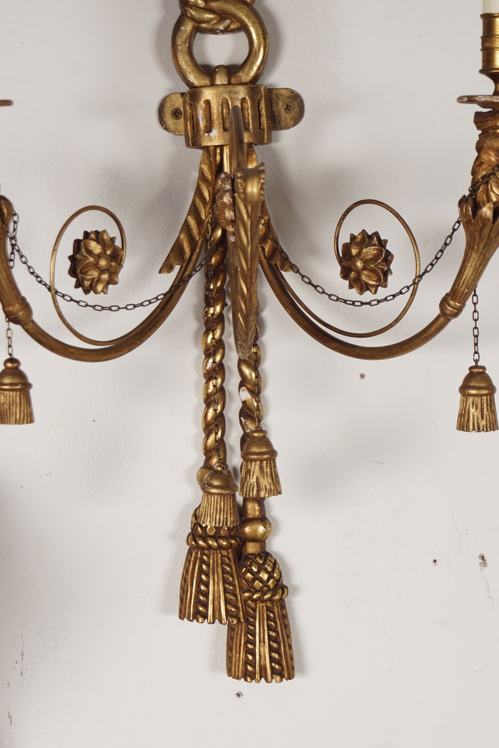 PAIR OF 19TH-CENTURY GILTWOOD APPLIQUES - Image 2 of 3