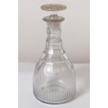 18TH-CENTURY GLASS DECANTER