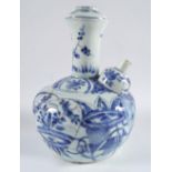 CHINESE MING BLUE & WHITE EWER