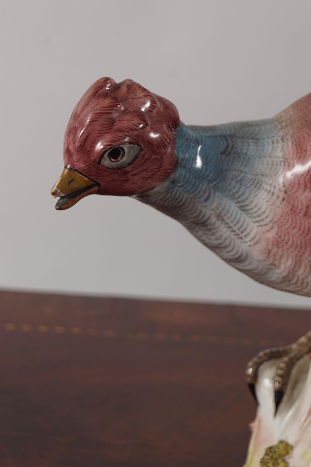 19TH-CENTURY GERMAN PORCELAIN PHEASANT - Bild 2 aus 3