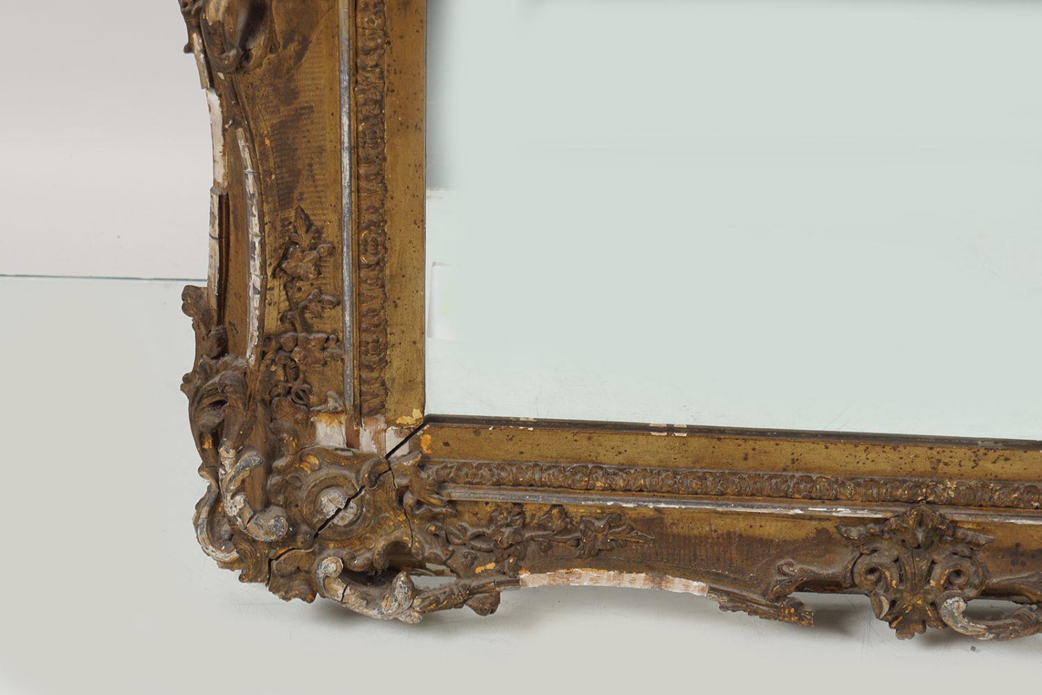 LARGE 19TH-CENTURY GILT FRAMED MIRROR - Image 3 of 3