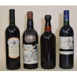 COLLECTION OF FOUR BOTTLES OF VINTAGE WINE