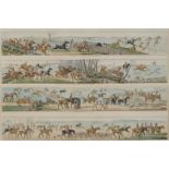 SET 3 EARLY 19TH-CENTURY COLOURED ENGRAVINGS
