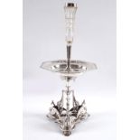 19TH-CENTURY SHEFFIELD SILVER-PLATED CENTREPIECE