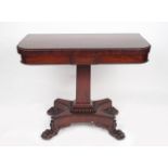 WILLIAM IV PLUM PUDDING GAMES TABLE