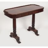 WILLIAM IV ROSEWOOD LIBRARY TABLE