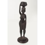 EARLY CARVED WOOD AFRICAN SCULPTURE