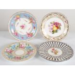 4 COALPORT PLATES