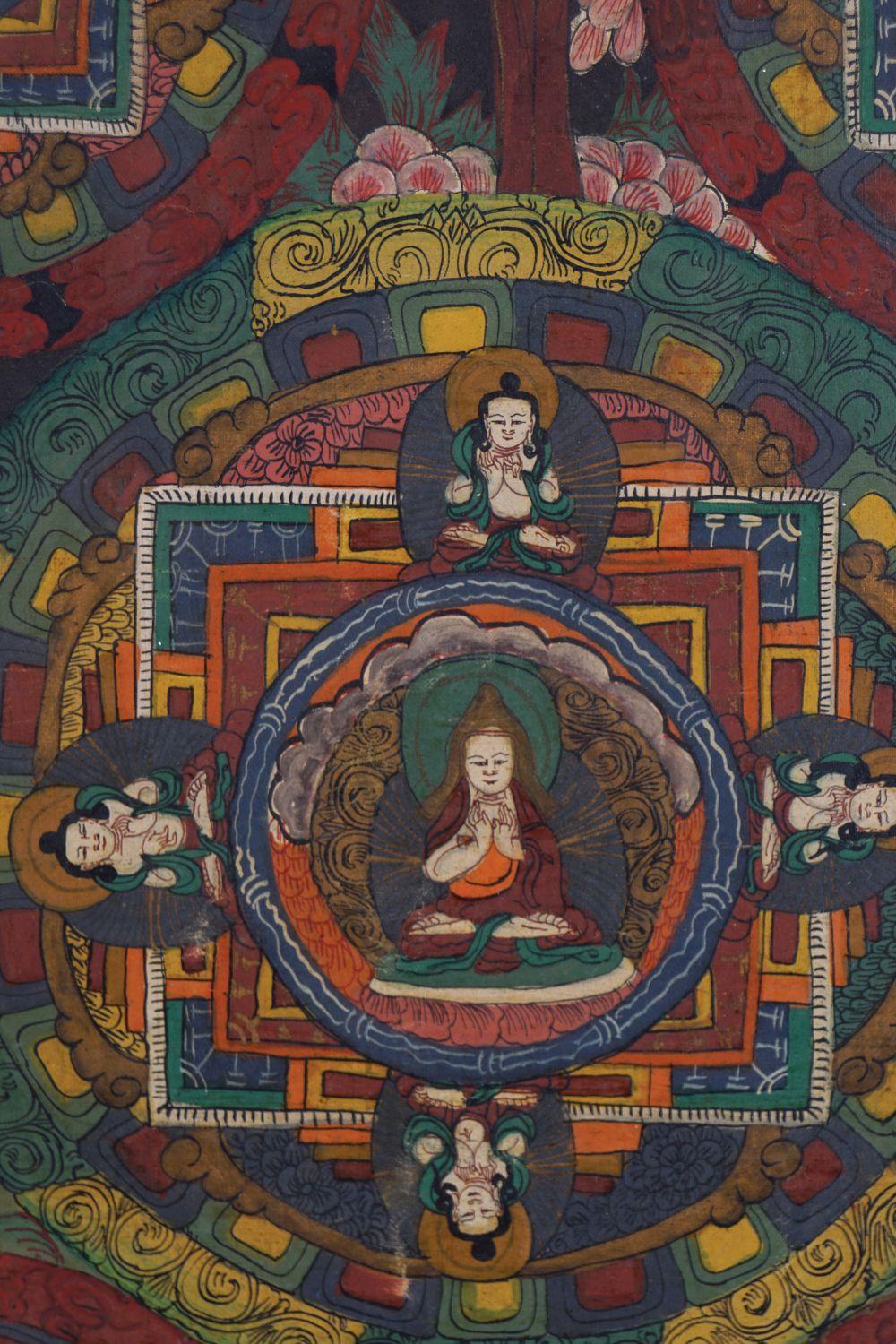 QING PERIOD SINO TIBETAN THANGKA - Image 3 of 5